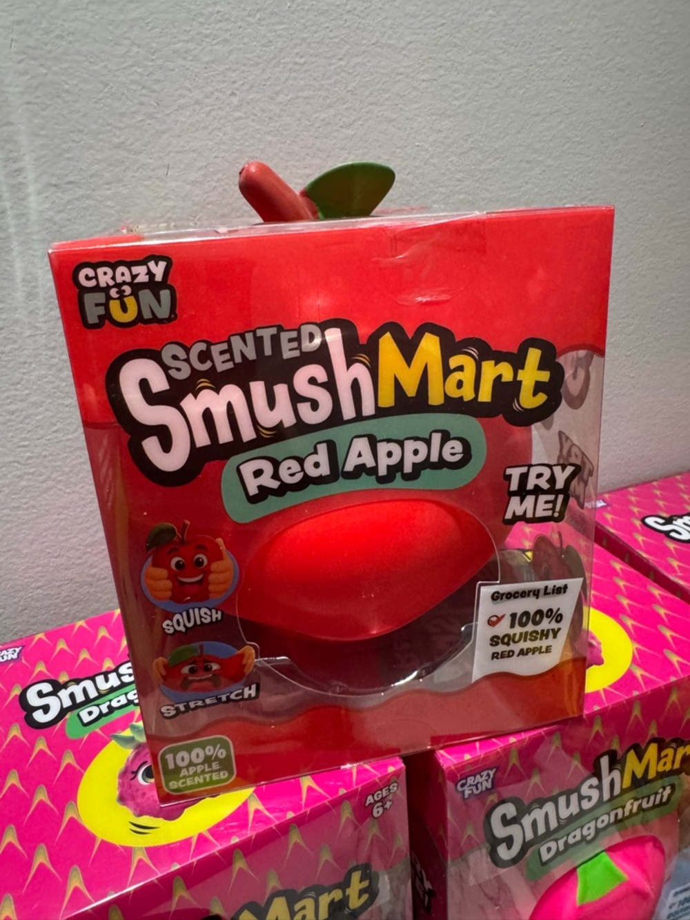 Scented smushMart Red Apple Squishy Toy